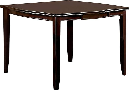 24/7 Shop at Home Harrimon Rustic Extendable Counter Height Dining Table, Espresso