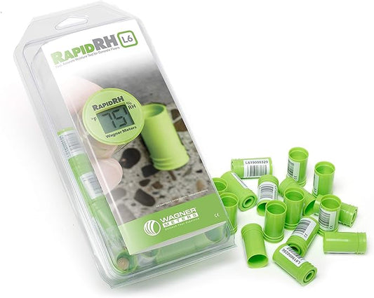 Wagner Meters Rapid RH L6 Smart Sensors: Easy ASTM F2170 Concrete Moisture Testing- 25 Pack