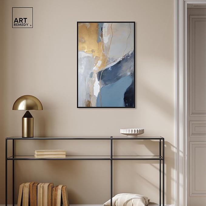Art Remedy This Close Canvas Timeless Abstract Wall Art, Black Frame, 20" x 30"