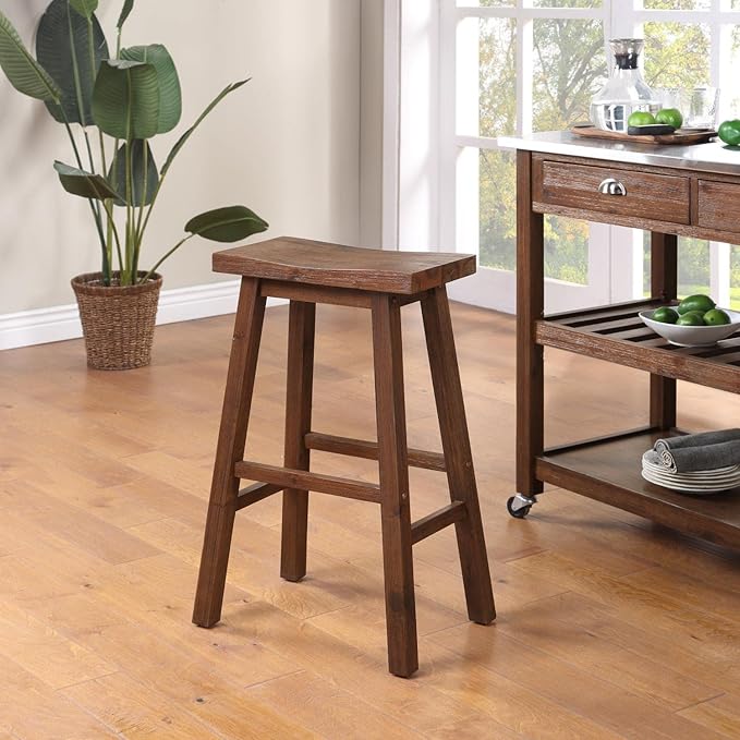 Boraam Sonoma Stool, Chestnut