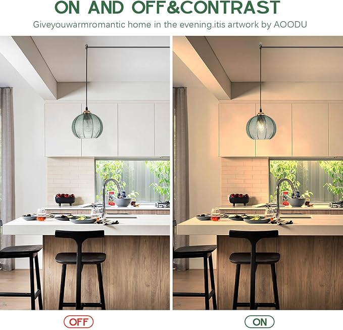 Plug in Pendant Light, Green Glass Pendant Light 14.75ft Hanging Light with Plug in Cord Hand Blown 1-Light Hanging Lamp Plug in Pendant Lighting for Kitchen Bedroom Living Dining Room
