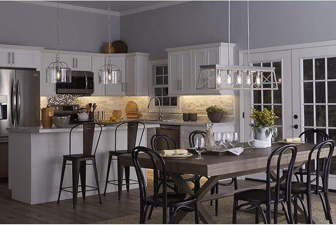 Progress Lighting P400048-141 Briarwood Chandeliers, Galvanized