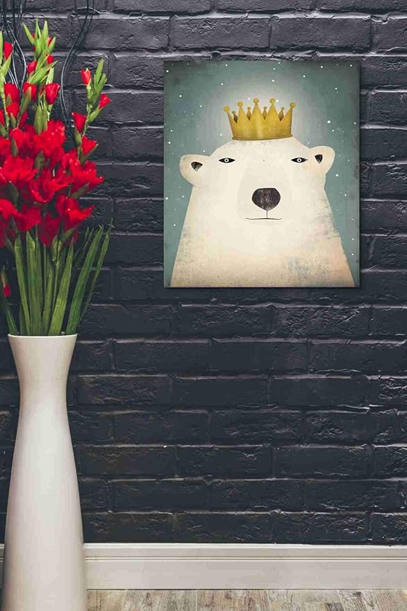 Epic Graffiti 'Polar King' by Ryan Fowler, Canvas Wall Art, 26"x34"