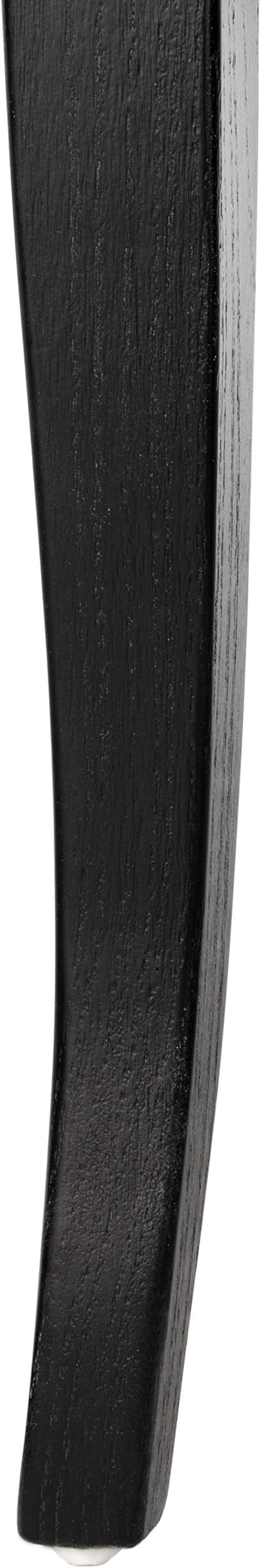 SAFAVIEH Home Collection - Maika Black Solid Wood & Cane Rattan Dining Chair, Fully Assembled (DCH9500C)