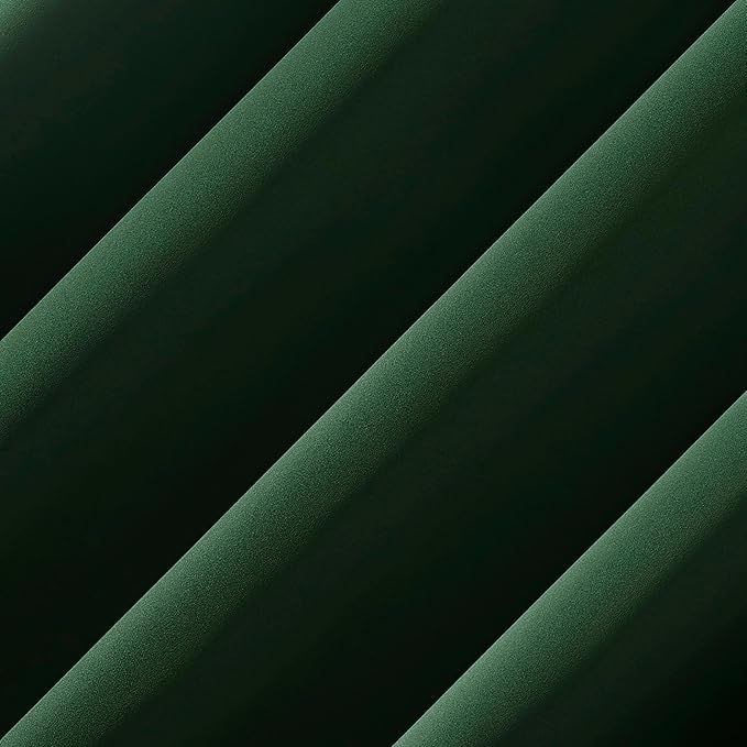 Sun Zero Nordic 2-Pack Theater Grade Noise Reducing Extreme 100% Blackout Grommet Curtain Panel Pair, 52" x 96", Evergreen