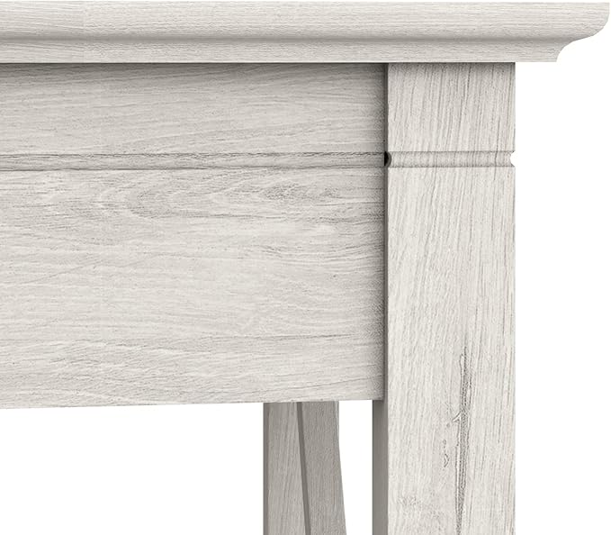 Bush Home Key West Nightstand with Drawer in Linen White Oak
