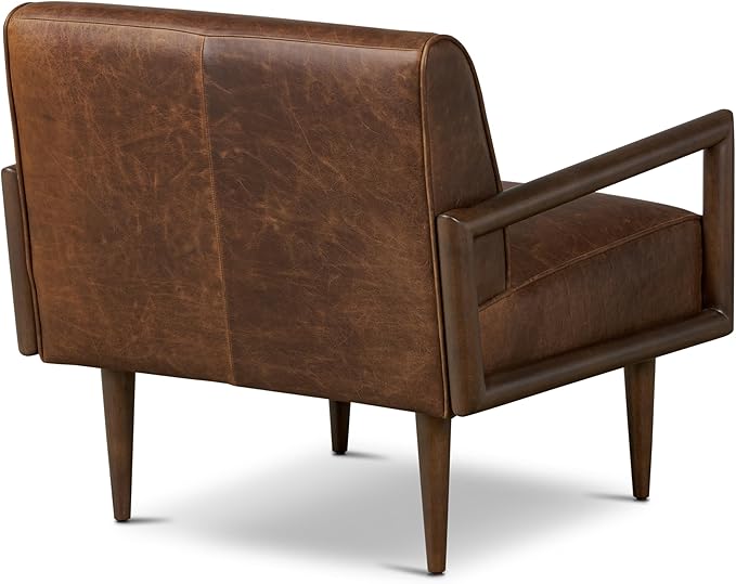 Poly & BARK Viborg Lounge Chair in Chocolate Brown