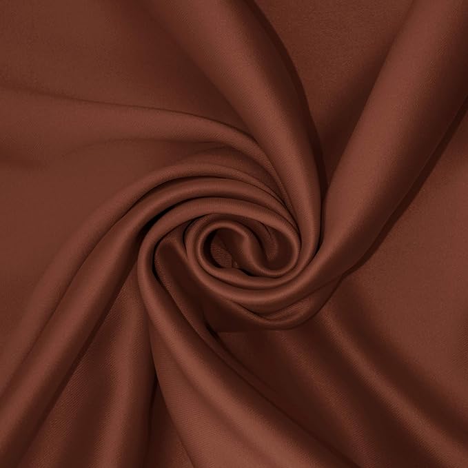 Sun Zero Nordic Theater Grade Extreme 100% Blackout Grommet Curtain Single Panel, 52" x 95", Terracotta