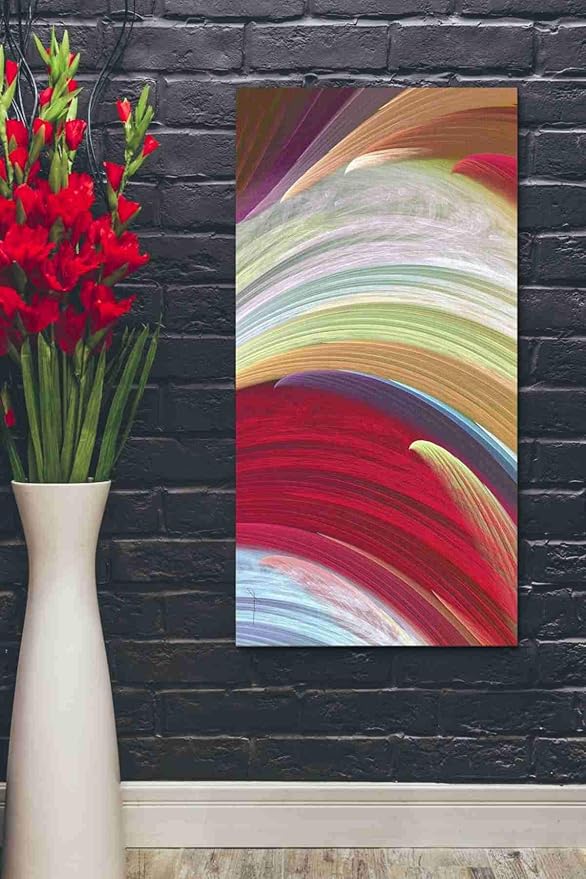 Epic Graffiti 'Wind Waves I' by James Burghardt, Canvas Wall Art, 20"x40"