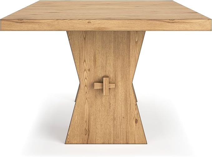 Signature Design by Ashley Galliden Farmhouse Dining Table, Light Brown