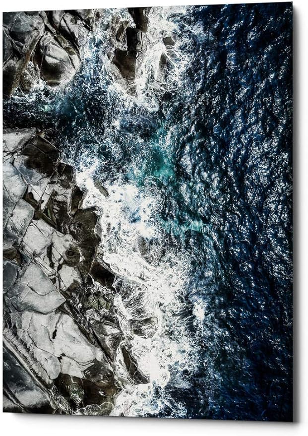 Cortesi Home 'Skagerrak Coastline' by Nicklas Gustafsson, Canvas Wall Art, 18"x26"