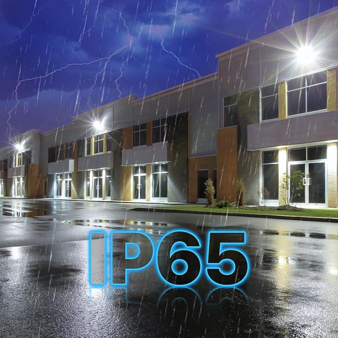 LED Wall Pack 120W: 18000lm 5000k LED Wall Packs Outside Lighting - Glass Lens Security Flood Light with Photocell Sensor for Parking Lots Building Warehouse Barn 2Pack ETL Listed