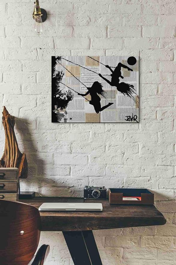 Epic Graffiti 'Summer' by Loui Jover, Canvas Wall Art, 12"x16"