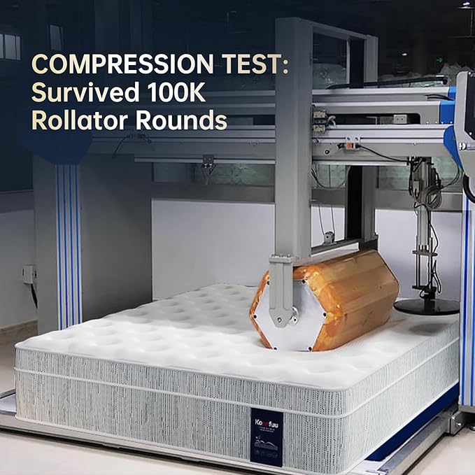 Luxury Hybrid 12" King Size Mattress in a Box, Cooling Gel Memory Foam & Innerspring Coils, Soft & Breathable, Fiberglass-Free, CertiPUR-US Certified, 365-Night Trial & Forever Warranty (Medium Firm)