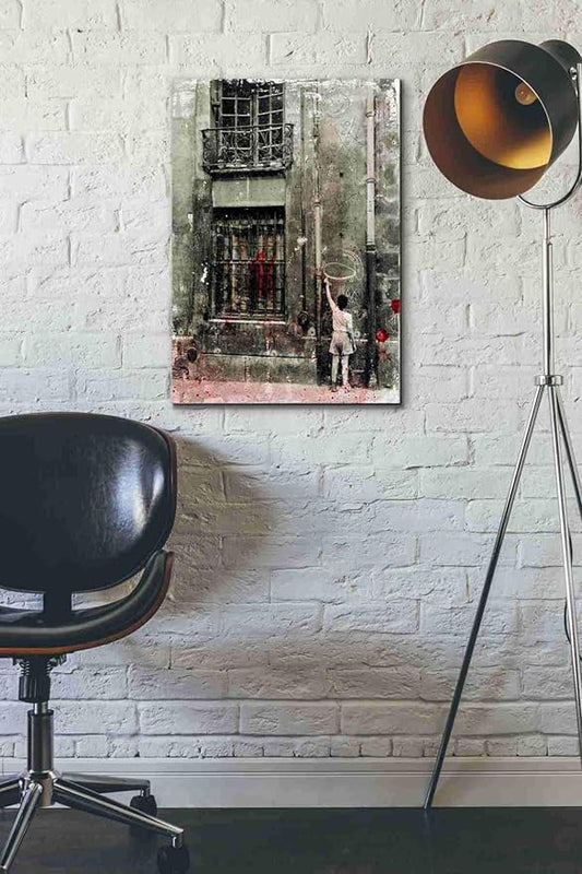 Epic Graffiti 'First Graffiti' by DB Waterman, Canvas Wall Art, 18"x26"