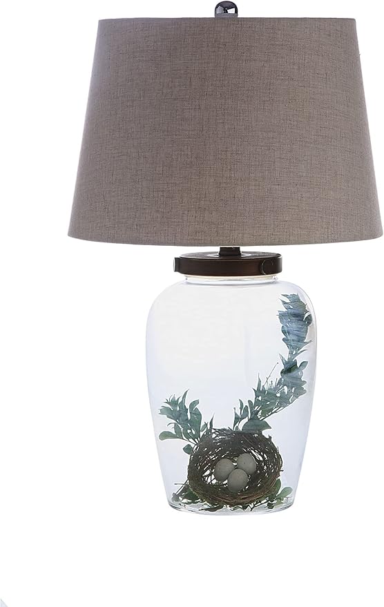 Creative Co-Op Glass Fillable Table Lamp with Shade