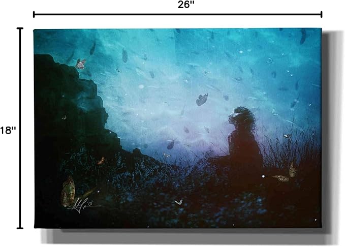 Cortesi Home 'Shattered Memories' by Mario Sanchez Nevado, Canvas Wall Art, 18"x26"