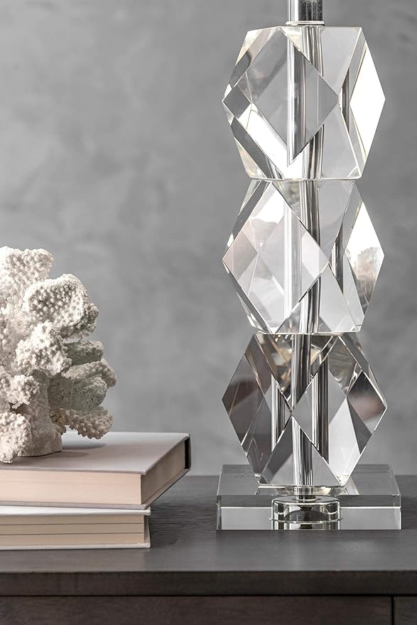 nuLOOM Elizabeth 27" Crystal Table Lamp