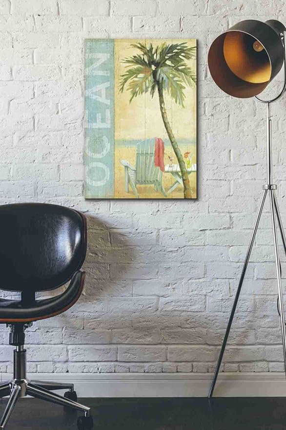 Epic Graffiti 'Ocean Beach II' by Daphne Brissonet, Canvas Wall Art, 18"x26"