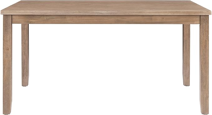 Linon Carter Greywash Wooden Dining Table