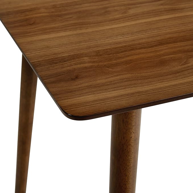 Armen Living Westmont 59" Rectangular Dining Table in Walnut Wood
