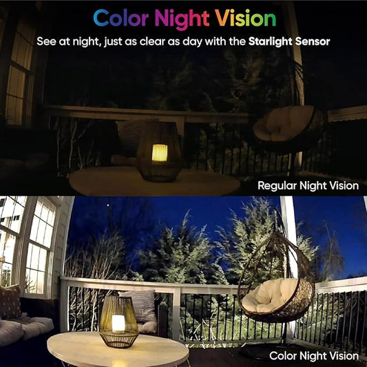 Cam v3 w 128GB SD Card, 1080p Plug-in Smart Security Camera, Color Night Vision, Motion Detection, 2-Way Audio, Compatible with Alexa, Google Assistant, Indoor/Outdoor, Wired, Black