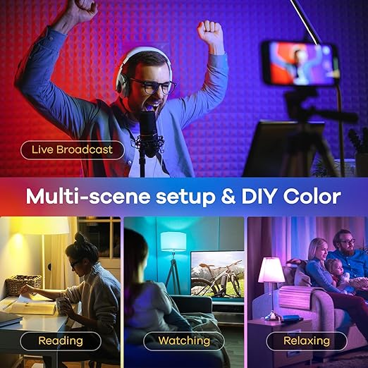 Linkind Matter Smart Light Bulbs 4 Pack with Linkind Matter Smart Plug 2 Pack