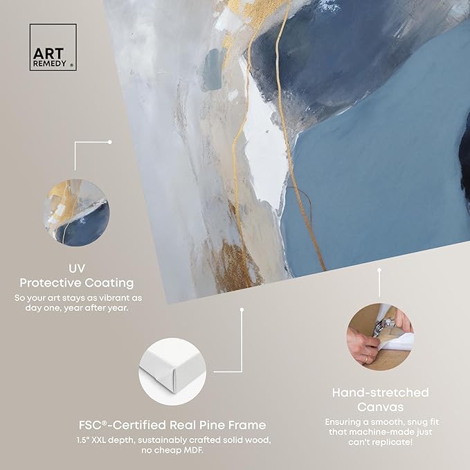 Art Remedy This Close Canvas Timeless Abstract Wall Art, Gallery Wrapped, 36" x 54"