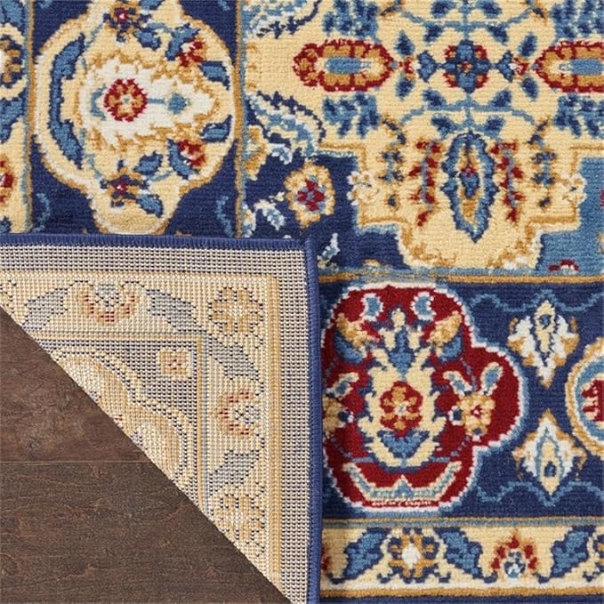 Nourison Home Grafix Multicolor 2'3" x 7'6" Area Rug - Easy Clean, Non Shedding, Bed Room, Living Room, Dining Room, Kitchen (8' Runner)