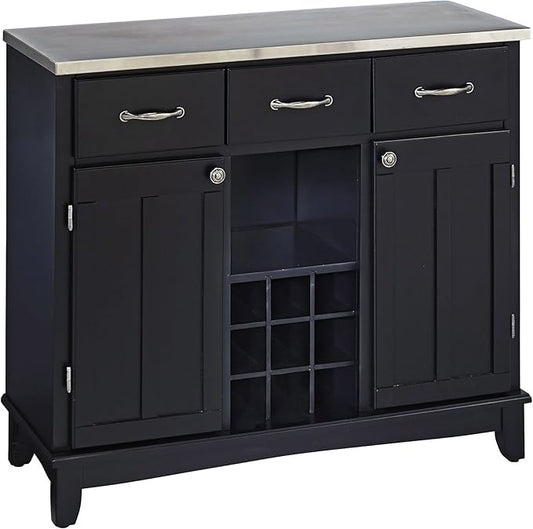 homestyles Server sideboards-buffets-credenzas, Black
