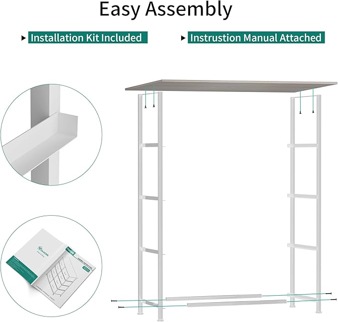 YITAHOME Dresser with 4 Drawers - Fabric Storage Tower, Organizer Unit for Living Room, Hallway, Closets
