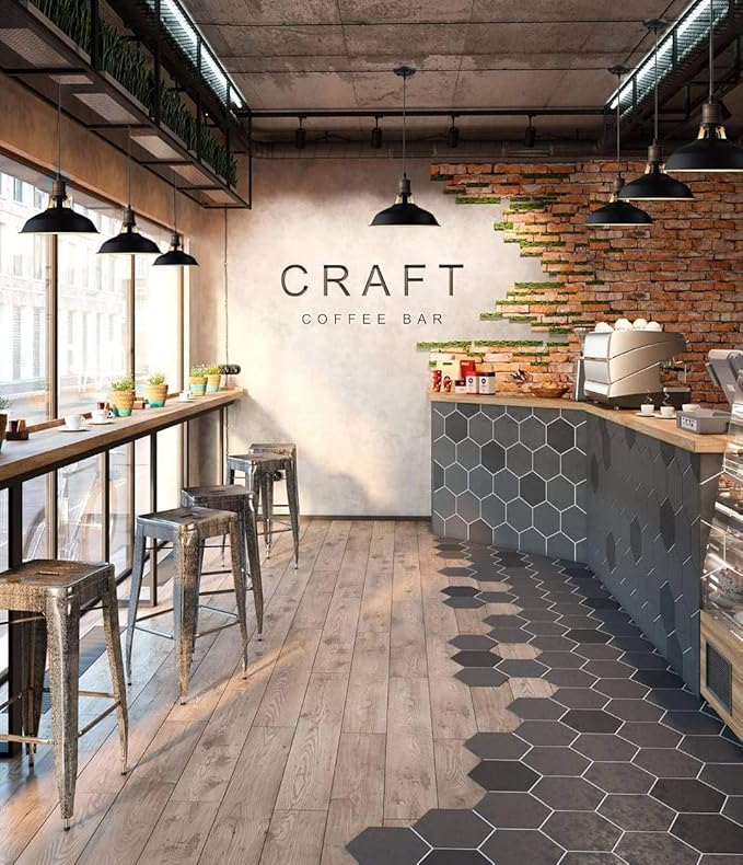 CLAXY Industrial Pendant Light Black Hanging Pendant Light Fixture Barn Shade for Kitchen Bar Restaurant Cafe, 3 Pack