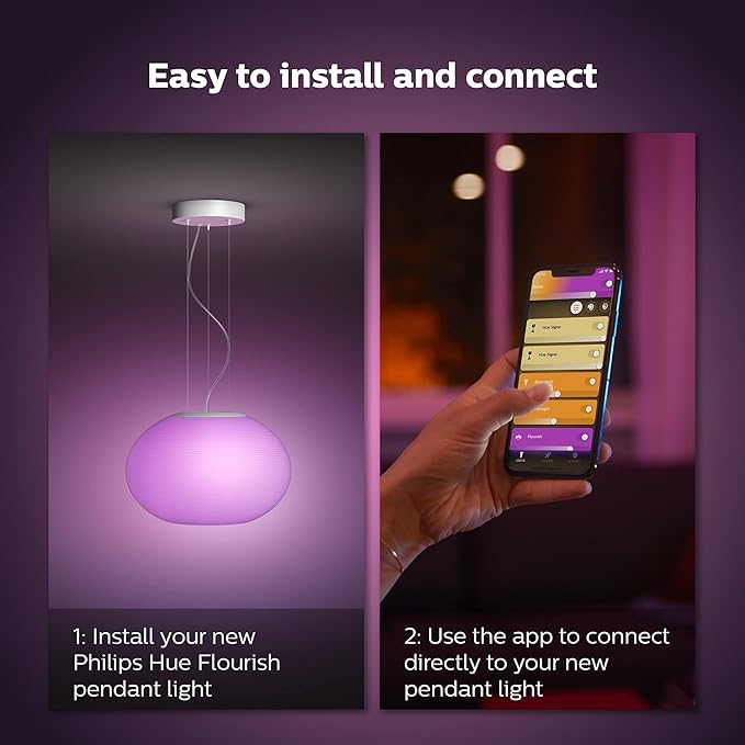 Philips Hue Flourish Ceiling Pendant LED - White (4090631U9)