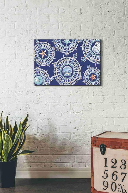 Epic Graffiti 'Maritime XIV' by Daphne Brissonet, Canvas Wall Art, 26"x18"