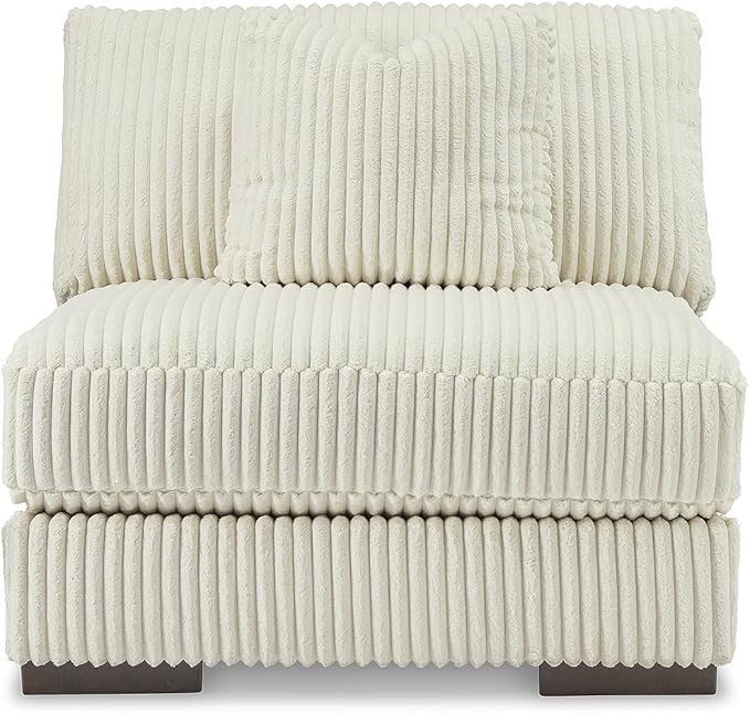 Signature Design by Ashley Lindyn Contemporary Right-Arm Facing 4-Piece Sectional with Chaise, Reversible Cushions, Armrest and Throw Pillows, White