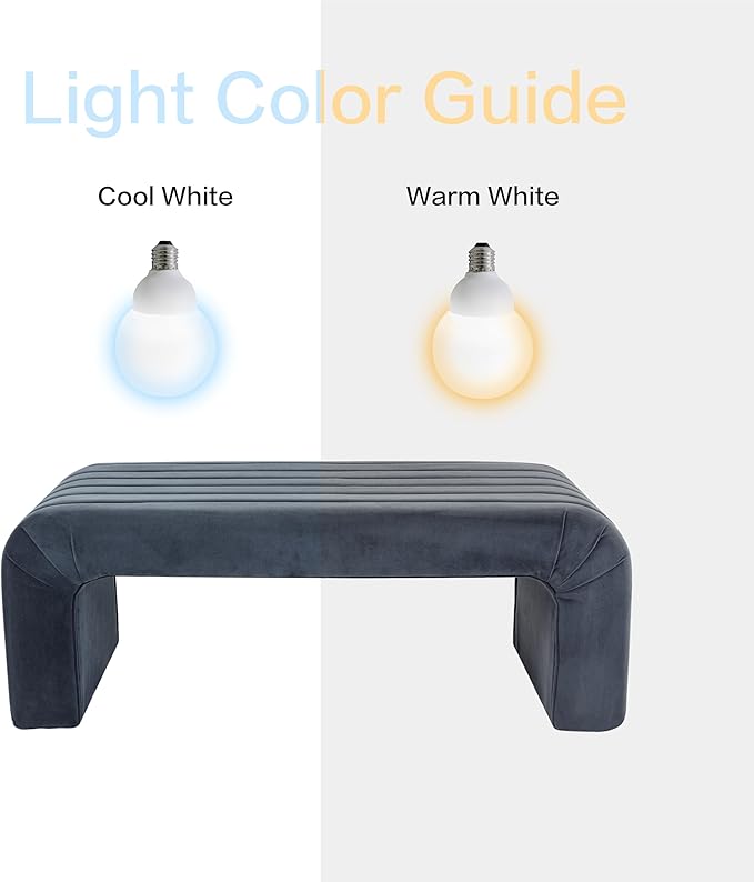 Spatial Order Modern Arch Channel Bench | Bench for Living Room & Bedroom | Decorative Home Furniture - Blue Velvet