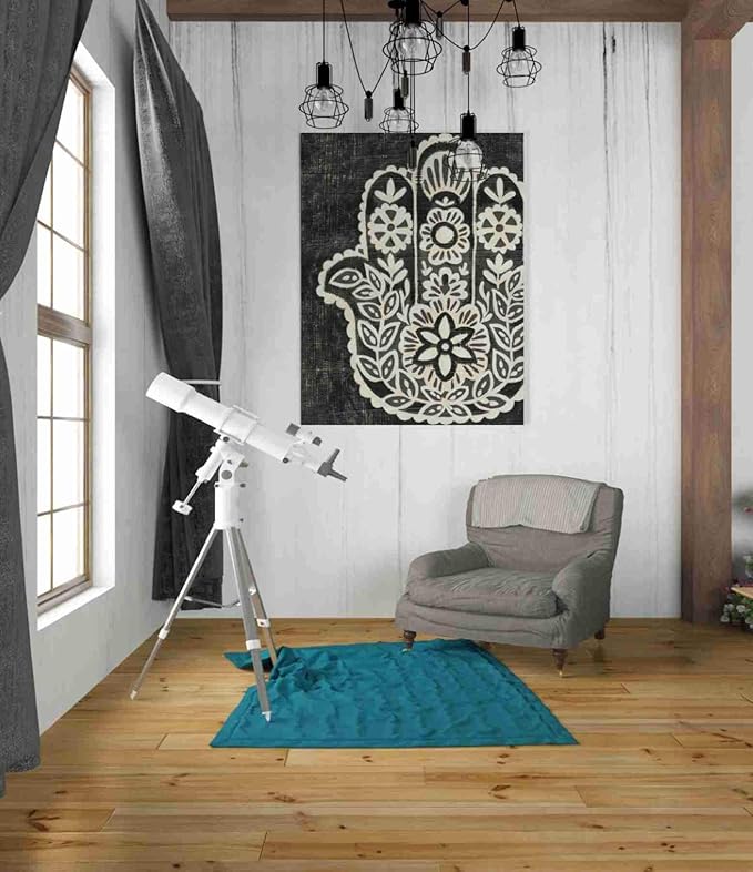 Epic Graffiti 'Night Hamsa II' by Chariklia Zarris Canvas Wall Art, 26"x34"