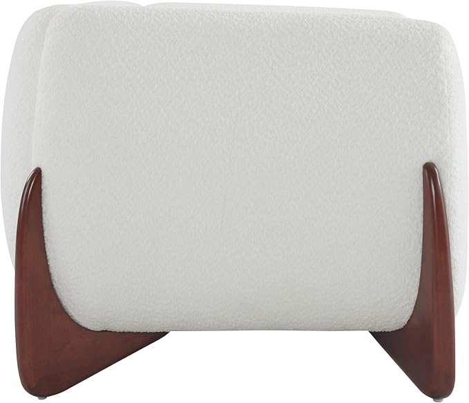Christopher Knight Home Alma 63" Boucle Loveseat with Wood Legs, 2 Seater Sofa Couches for Living Room, Upholstered Couch Chair, Soft Seating Lounge Sofa Chair, Cozy Loveseat with Armrest, Beige
