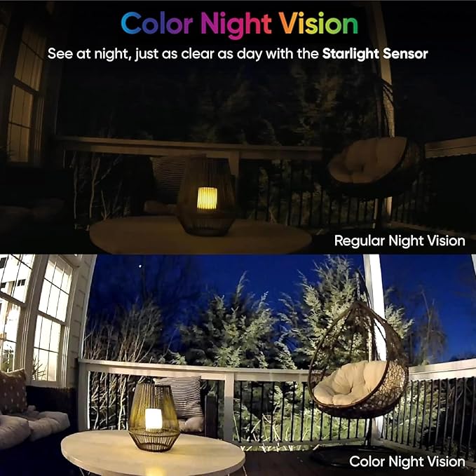 Cam V3 Smart Home Security Camera, Indoor/Outdoor Use, 1080p Plug-in, Color Night Vision, Motion Detection, Two Way Audio, Compatible with Alexa, Google Assistant, Black