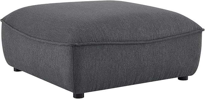 Modway Comprise Fabric Upholstered Sectional, 2-Piece Set, Charcoal