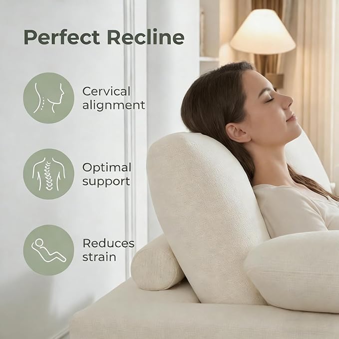 Nigoone 108" Sectional Couches for Living Room, Modular Cloud Sofa with Ottoman, Memory Foam Boneless L Shaped Couch, Adjustable Sofa Backrest, 4 Eater, Warm White | Breathable Material, Deep Seat, High-Resilience Foam