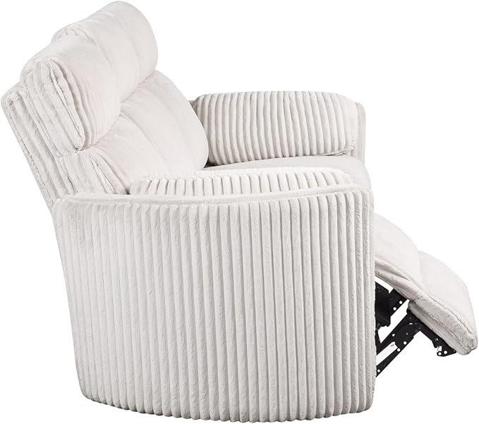 Parker Living Radius - Mega Ivory Power Reclining Sofa Loveseat and Recliner
