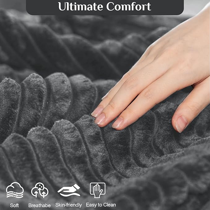 133" Oversized U Shaped Cloud Couch Modular Sectional Couches for Living Room Comfy Corduroy Deep Seat Sofa Set with Double Chaise Lounge, Storage Central Console, Cup Holders, USB Port, Dark Grey