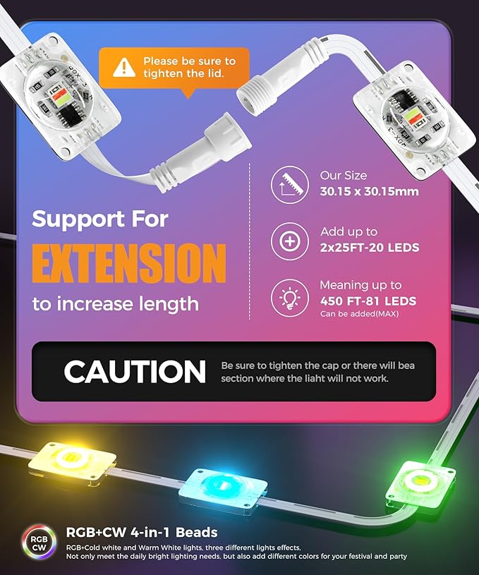 POOFZY Permanent Outdoor Lights for House,49ft RGB+IC Smart Outdoor Decor, 50 Scene Modes,App/Remote Control,IP67 Waterproof,for Christmas,Halloween,Daily & Holiday Party Decor,House Roof Lighting