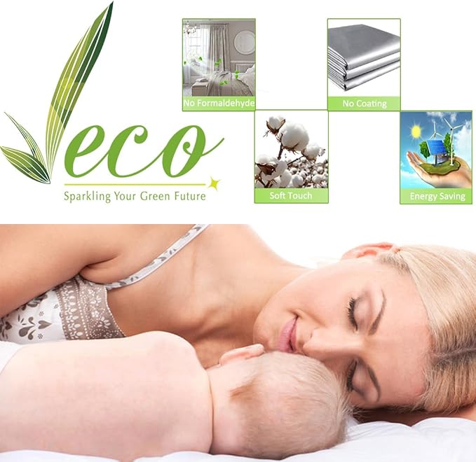 NICETOWN Thermal Insulated 100% Blackout Curtains, Rod Pocket Noise Reducing Drapes with Black Lining, Full Light Blocking Drapery Panels for Patio (Biscotti Beige, 1 Pair, 52-inch x 95 inches)