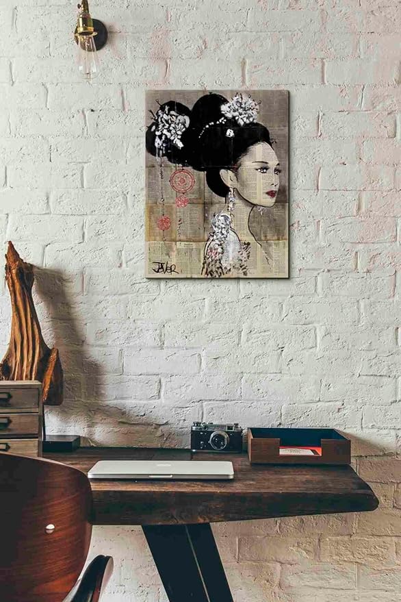 Epic Graffiti 'Yu' by Loui Jover, Canvas Wall Art, 12"x16"