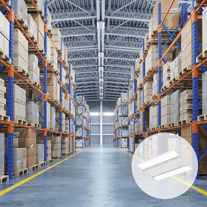 Lithonia Lighting Compact Pro LED High Bay Light, Ceiling Lighting Fixture, Adjustable 12000/15000/18000 Lumens, Selectable 4000K/5000K, MVOLT 120-277V (CPHB ALO13 MVOLT SWW9 80CRI DWH)