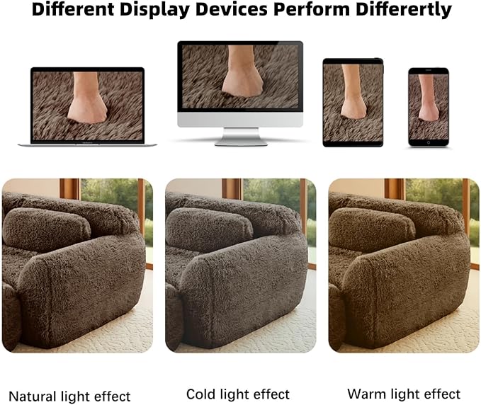 114.7" Sectional Sofa Bed, 6-Seater Modular Sleeper Boneless Couch with Movable Ottoman, Plush Convertible Sofa Set Deep Seat Couches for Living Room, Bedroom and Apartment, Chocolate
