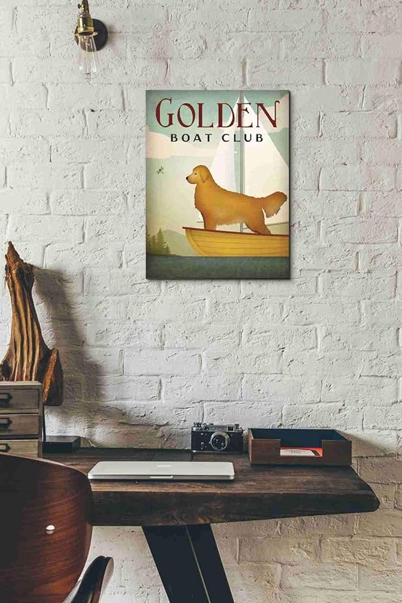 Epic Graffiti 'Golden Sail' by Ryan Fowler, Canvas Wall Art, 12"x16"