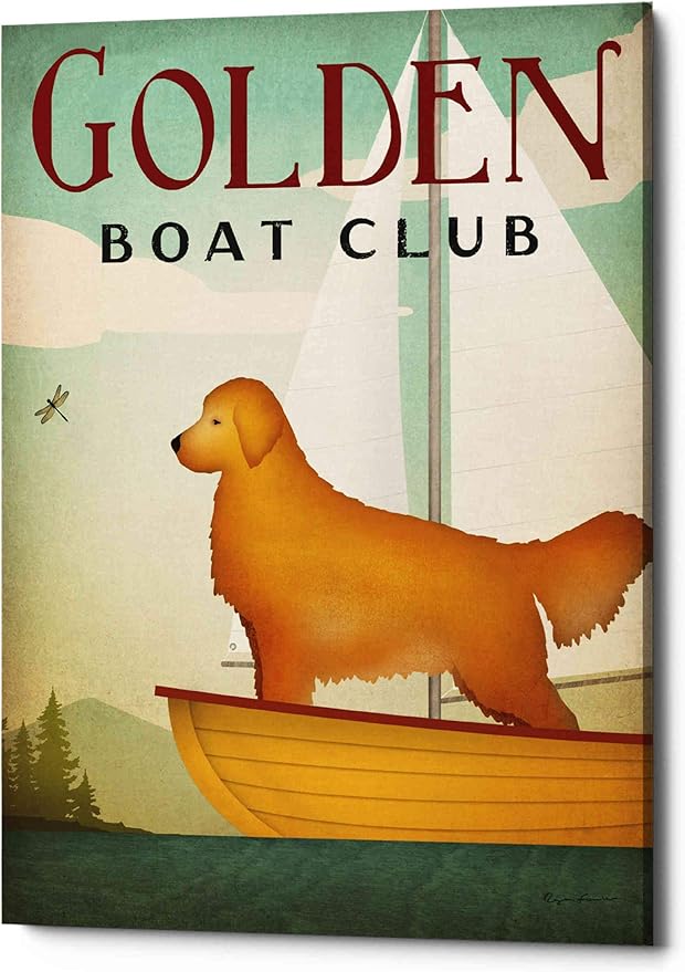 Epic Graffiti 'Golden Sail' by Ryan Fowler, Canvas Wall Art, 26"x34"
